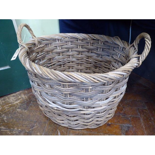 94 - Wicker log basket