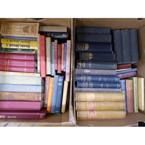237 - Sundry vintage books - novels, National Geographical magazine etc (4 boxes)