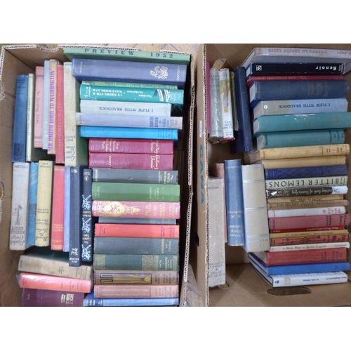 237 - Sundry vintage books - novels, National Geographical magazine etc (4 boxes)