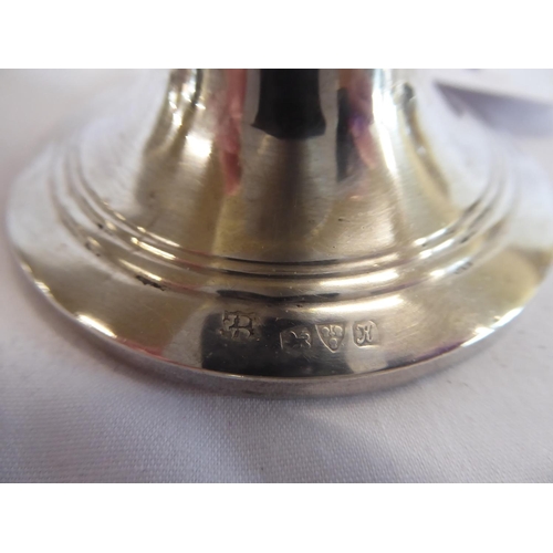 41 - Silver capstan inkwell with liner - Chester 1908