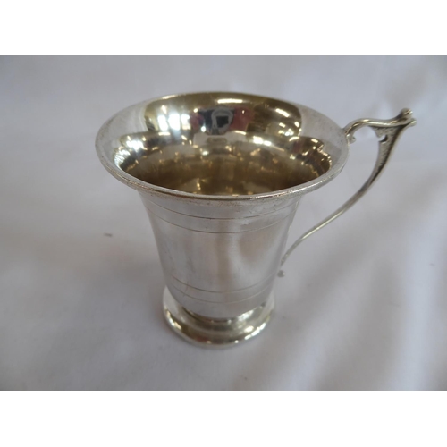 42 - Silver christening cup - B'ham 1947