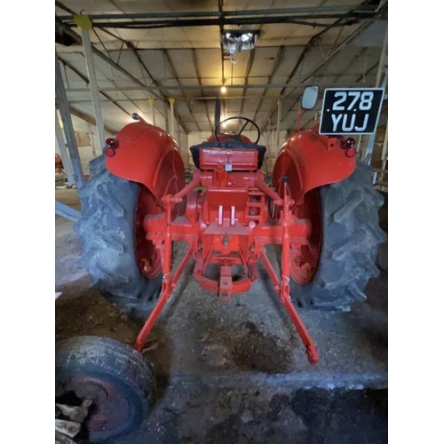 110 - Nuffield Universal 4 BMC 2wd diesel Tractor
Reg: 278YUJ  8138 hours
Serial number: 7/24941L
Tyres Fr... 