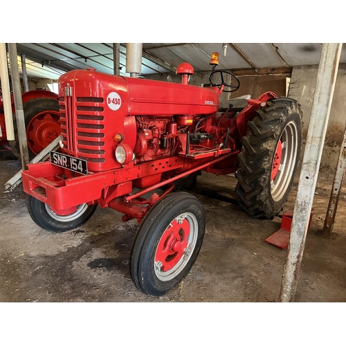 112 - McCormick International B450 2wd diesel Tractor
Reg: SNR154
Serial number: 507
Tyres Front 100% Rear... 