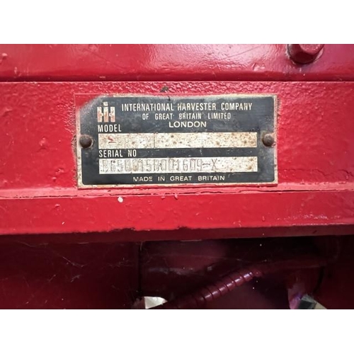 115 - International 885XL 4wd Tractor
Reg: EAH238Y  5,195 hours
Serial number: B650015R001609-X
Tyres Fron... 