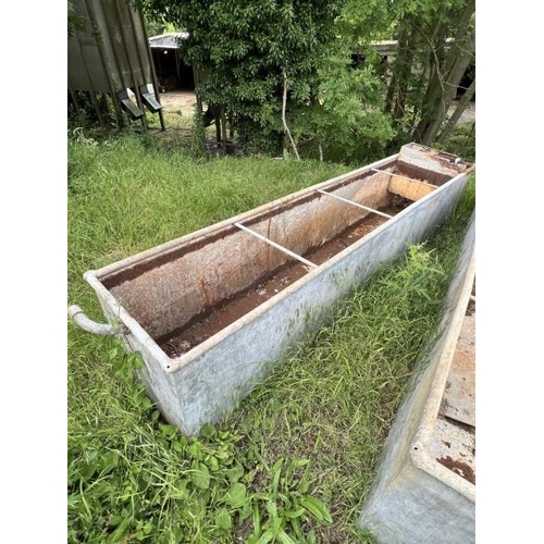 62 - 10ft Galvanised Water trough