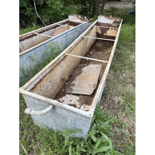 63 - 10ft Galvanised Water trough