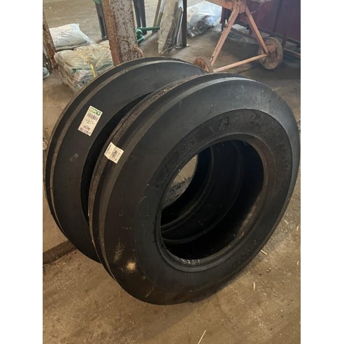 82 - Pr new 7.50-18 8 front tractor tyres tyres