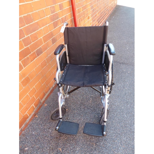 34 - Folding wheelchair