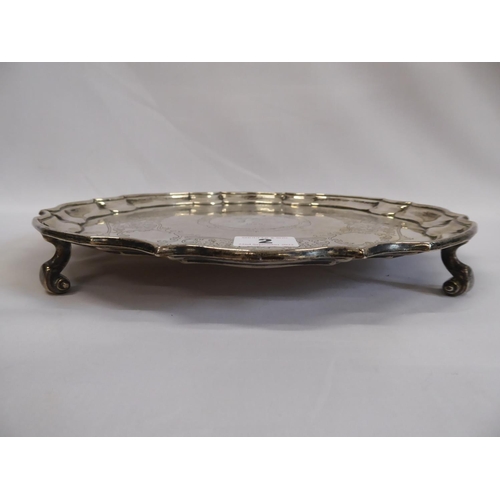 2 - Silver footed tray - Sheffield 1905 (10