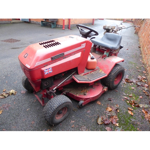 14 - Westwood s1300 tractor mower ( not running )