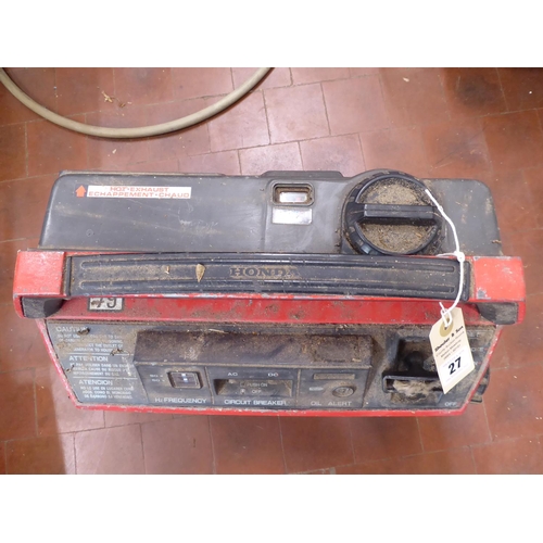 27 - Honda EX650 petrol generator