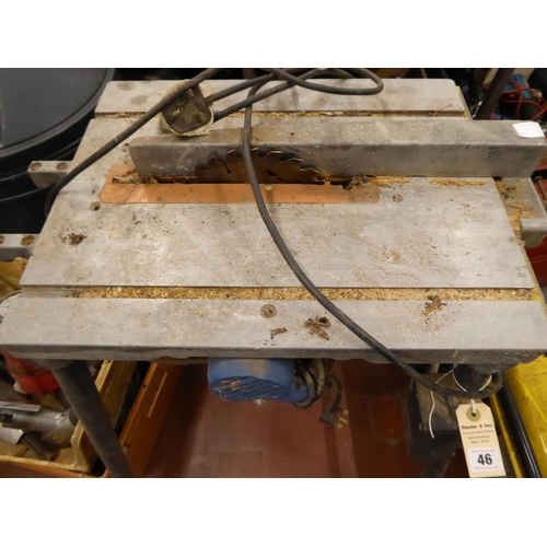 46 - Electric table saw