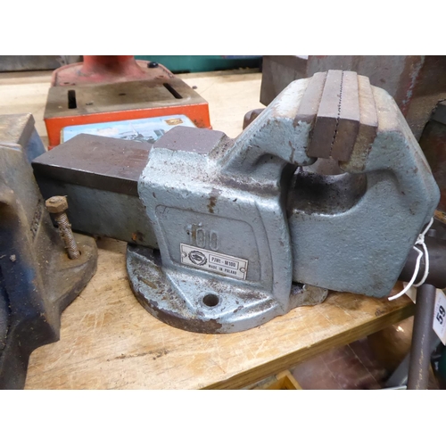 59 - PJW1 100 bench vice