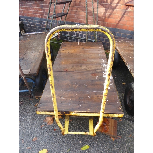 7 - Vintage platform/workshop trolley (60