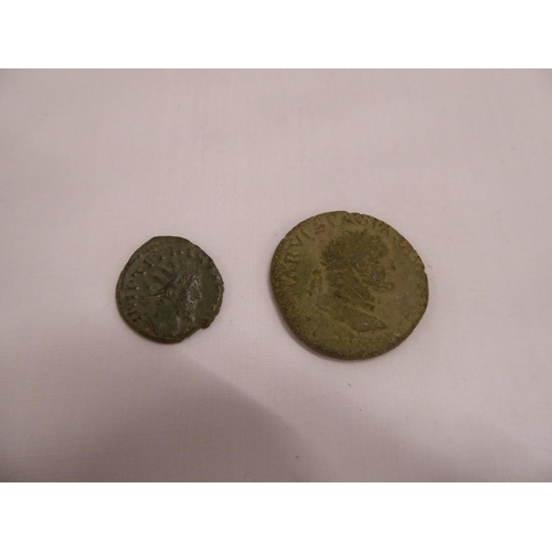 25 - Roman bronze coins (2)