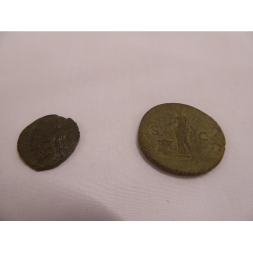 25 - Roman bronze coins (2)