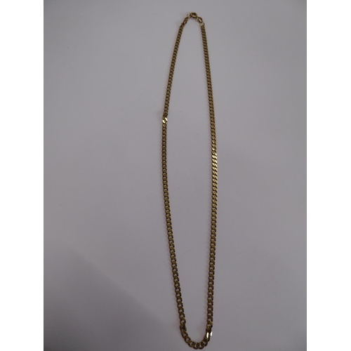 27 - 9ct gold curb chain (7.8g)