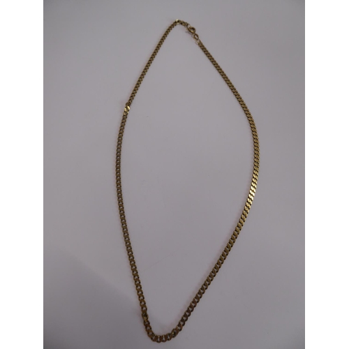 27 - 9ct gold curb chain (7.8g)