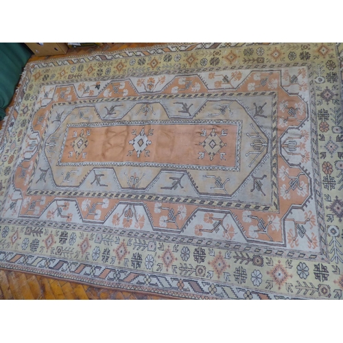 586 - Turkish terracotta ground Milas carpet (118