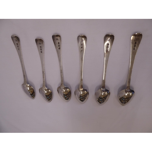 33 - Set of 6 Georgian silver teaspoons - London 1813