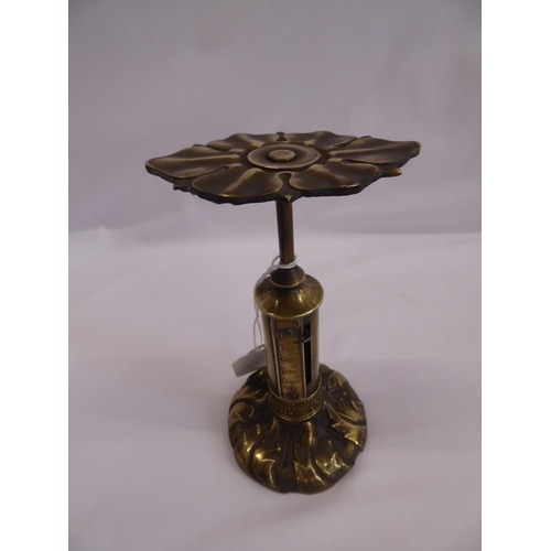 47 - Brass candlestick postal scale no.170 January 13 1840, R W Winfield, Birmingham