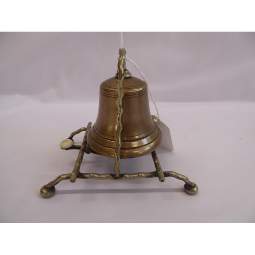 49 - Art Nouveau brass counter bell