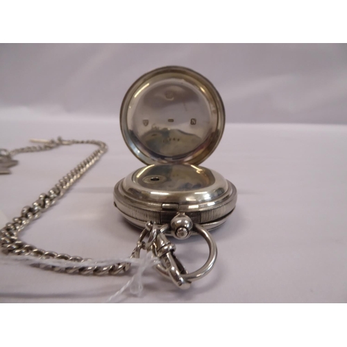 Silver pair cased pocket watch - Chester 1896 - Thomas Peter Hewitt on ...
