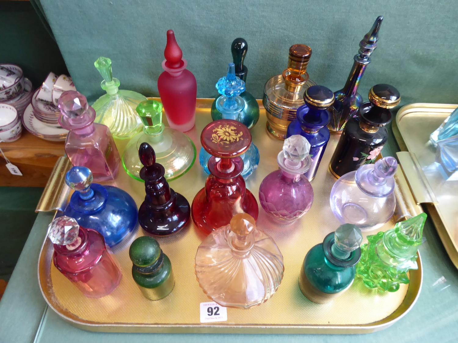 Coloured Glass Perfume Bottles 20