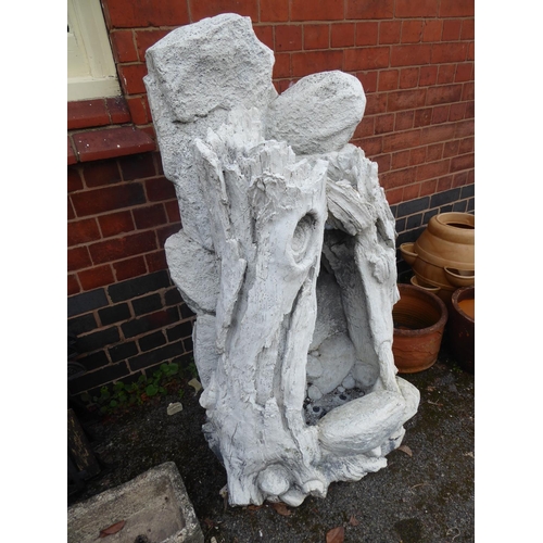 23 - Large fibreglass rockface style water feature