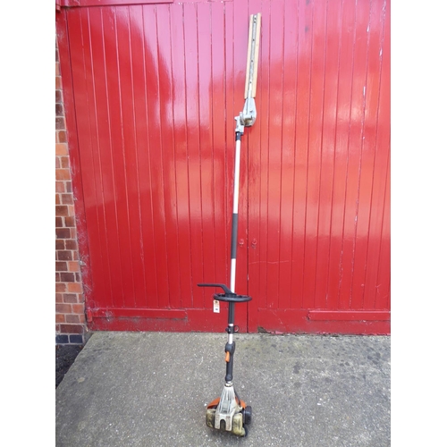 48 - Stihl petrol long reach hedge trimmer