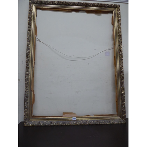 Large gilt picture frame