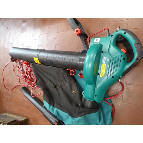 59 - Bosch ALS 25 electric garden vac