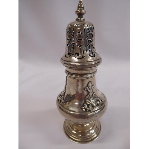 22 - Dutch silver sugar caster - Amsterdam c1800