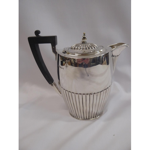 4 - Silver coffee pot - Sheffield 1915