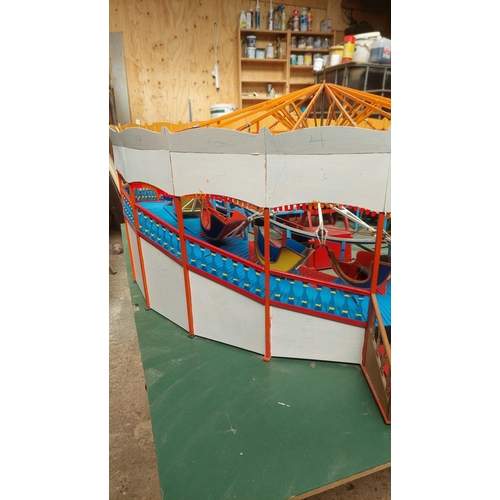 18 - 1:12 Mattaboy fairground ride. 
All lights have been rewired and are connected. This beautiful fairg... 