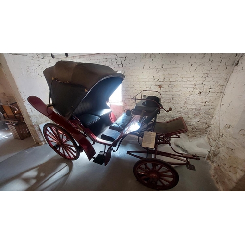 6 - Victorian Ladies Carriage 

including shafts - 75inch
Shaft connection - 36 inches


The Victoria is... 