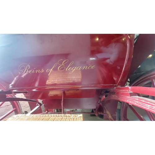 6 - Victorian Ladies Carriage 

including shafts - 75inch
Shaft connection - 36 inches


The Victoria is... 