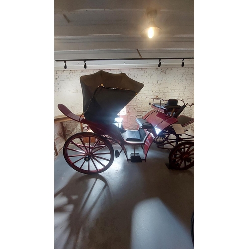 6 - Victorian Ladies Carriage 

including shafts - 75inch
Shaft connection - 36 inches


The Victoria is... 