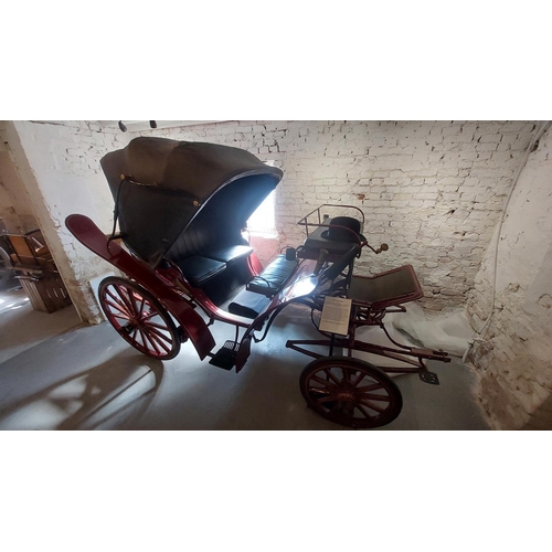 6 - Victorian Ladies Carriage 

including shafts - 75inch
Shaft connection - 36 inches


The Victoria is... 