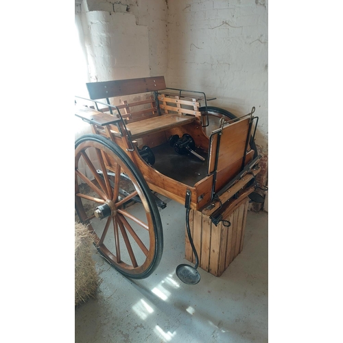 8 - Small pony day cart 1940s. 
A lightweight and compact carriage would suit a pony.

Including Shafts ... 