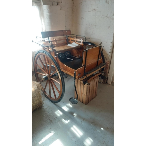 8 - Small pony day cart 1940s. 
A lightweight and compact carriage would suit a pony.

Including Shafts ... 