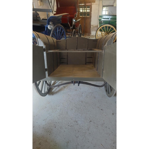 9 - muck cart / livestock trailer,

Turn of the century with ¾ shafts. 

Shaft Length - 76 inch
Wheel di... 