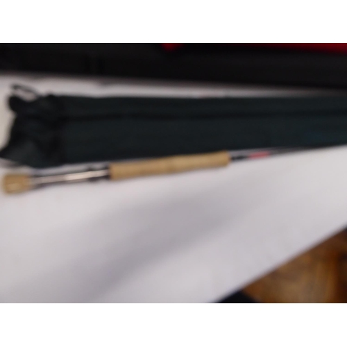 Redington 'Wayfarer', Redington 'Red Fly', Sharpes 'Belmont' and Aeriel 'Travel  Fly' fishing rods (4