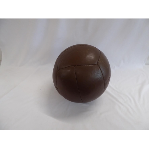 291 - Lonsdale leather 4kg medicine ball