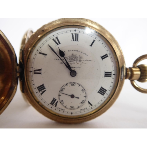 48 - Elgin gold plated pocket watches (2)