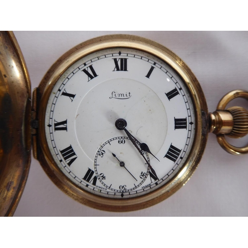 48 - Elgin gold plated pocket watches (2)