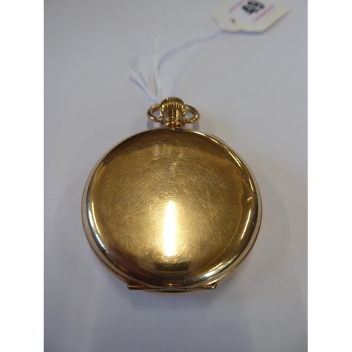 49 - Dennison star gold plated pocket watch and silver cased pocket watch (2)