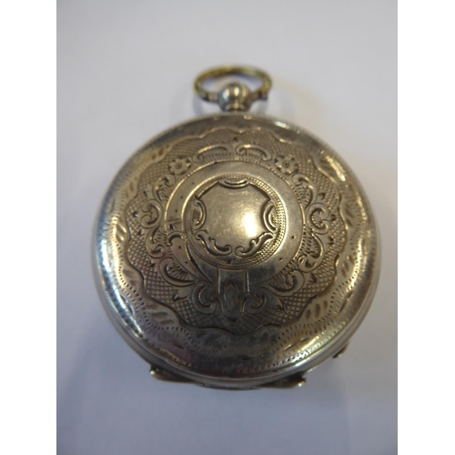 49 - Dennison star gold plated pocket watch and silver cased pocket watch (2)