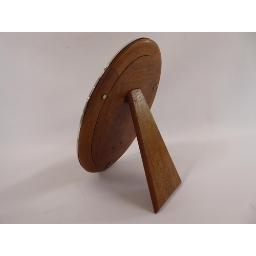 53 - Oval silver photograph frame (B'ham 1914)