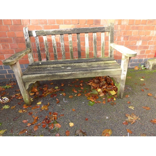 12 - Lister wooden garden bench (51